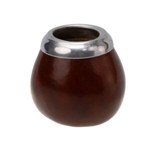 Mate de calabaza - Marron con virola
