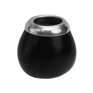 Mate de calabaza - Negro con virola